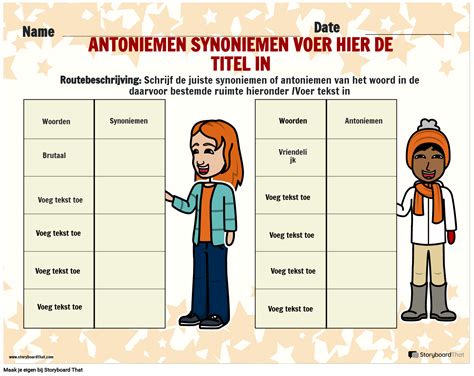 Infographic met synoniemen voor dominee