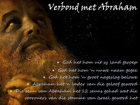 Illustratie van het verbond van God met Abraham