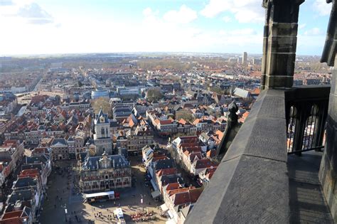 panoramisch uitzicht vanaf de toren van de Grote Kerk Oss