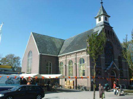Detail van het metselwerk van de gereformeerde kerk in Putten