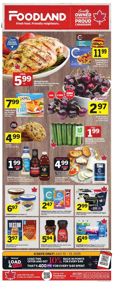Nederlandse producten in de supermarkt Foodland in Norwich (Ontario)
