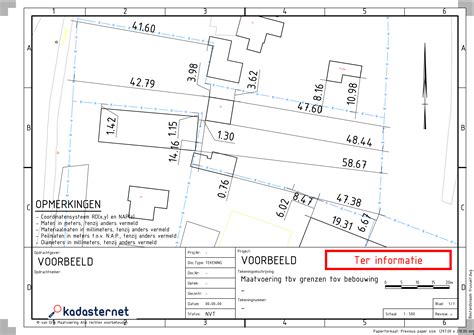 kadastrale kaart met aanduiding van een groot perceel
