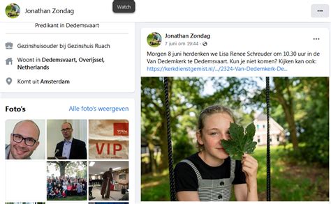 Dominee Jonathan Zondag in gesprek