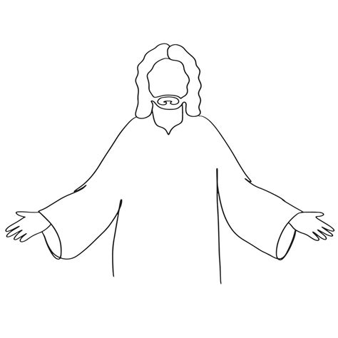 Illustratie van Jezus in Gethsémané