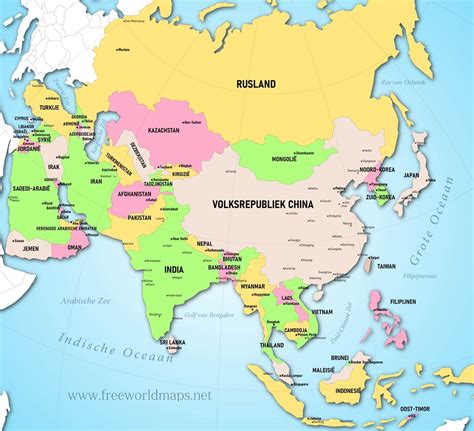 Historische kaarten van zendingsgebieden in Azië en Afrika, met markeringen van Nederlandse missieposten.