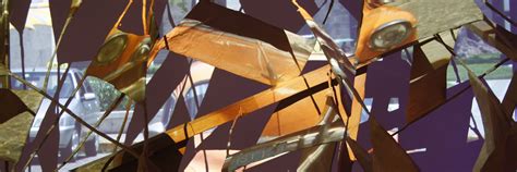 een stilistische weergave van lijden, bijvoorbeeld een gebroken beeld