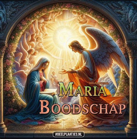 illustratie van de Boodschap aan Maria