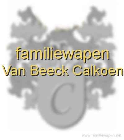 familiewapen van de familie Calkoen