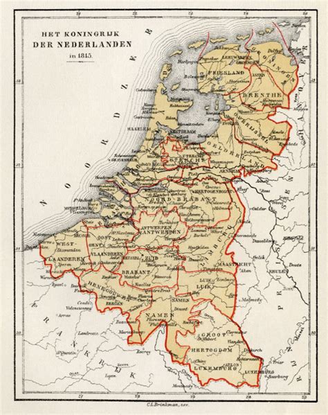 historische kaart van de Nederlanden met focus op Brabant