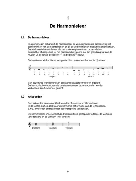 Schema dat de relatie tussen melodie, harmonie en contrapunt uitlegt.