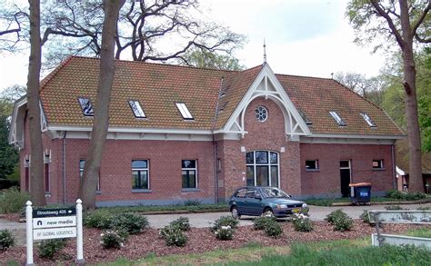 Illustratie van de fabrikantenbuitenplaats Het Stroot