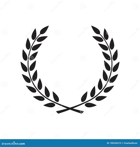 Illustratie van een lauwerkrans, symbool van overwinning.