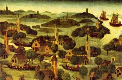 Illustratie van de Sint-Elisabethsvloed en de gevolgen voor Zevenbergen