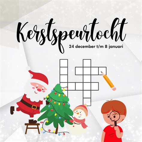Afbeelding van een kerstspeurtocht voor kinderen
