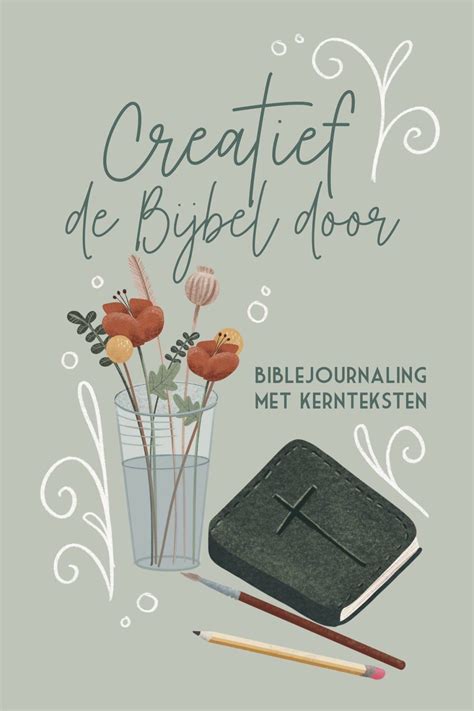 Illustratie van een bijbel met daarop verschillende ambtsymbolen.