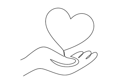 Illustratie van een hand die een hart vasthoudt, omringd door stralen van licht, symbolisch voor goddelijke liefde.