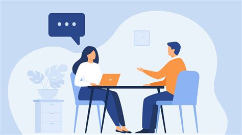 Illustratie van een predikant die een gesprek voert met gemeenteleden