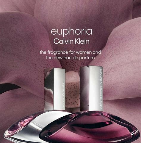 Fles Calvin Klein Euphoria voor dames, geïnspireerd op een bloeiende orchidee