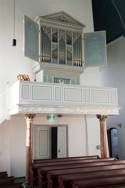 Het eenklaviers orgel in de Hervormde Kerk van Oudendijk