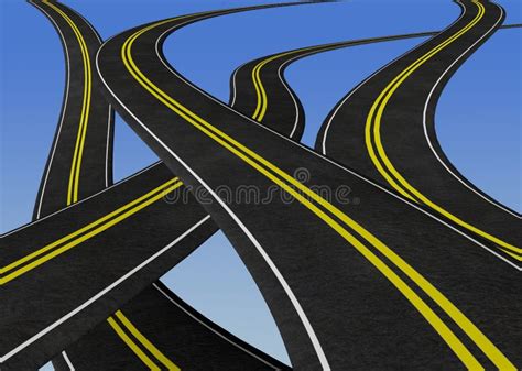 illustratie van twee verschillende wegen die naast elkaar lopen, symbolisch voor de twee verschillende onderwerpen