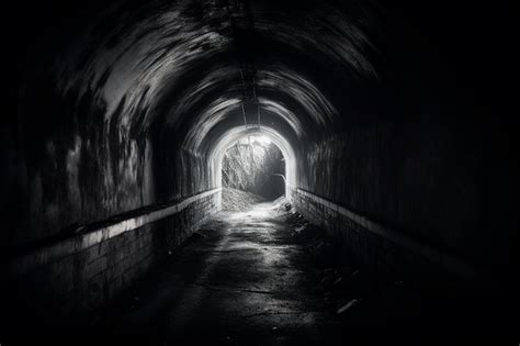 visualisatie van een donkere tunnel die leidt naar licht