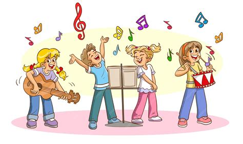 Een groep mensen in koor-outfits die zingen