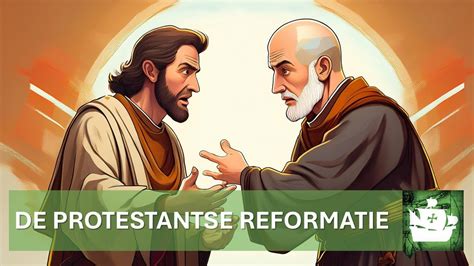 Illustratie die de principes van de Reformatie symboliseert