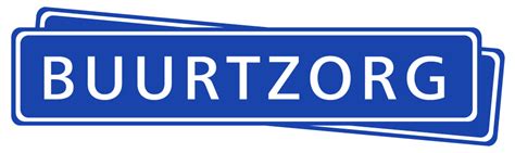 Logo van Buurtzorg en een afbeelding van een zorgteam.