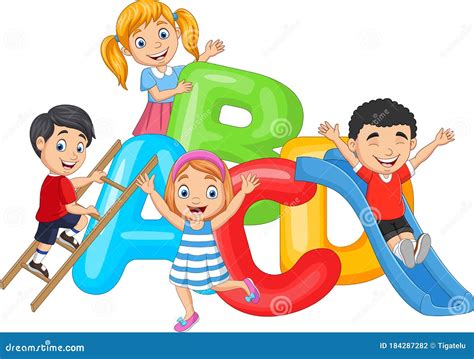 illustratie van kinderen die deelnemen aan de kinderkerk