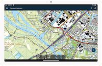 Kaart van Puttershoek met de locatie van de school en de postcodegebieden van de leerlingen