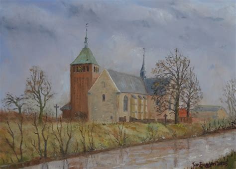 Illustratie van de historische waterstaatskerk en het huidige kerkgebouw van De Lutte, met een focus op de architecturale veranderingen en bewaard gebleven elementen.