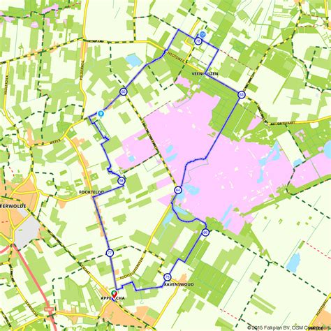Overzichtskaart van de kerklocaties van Noorderlicht in Rotterdam