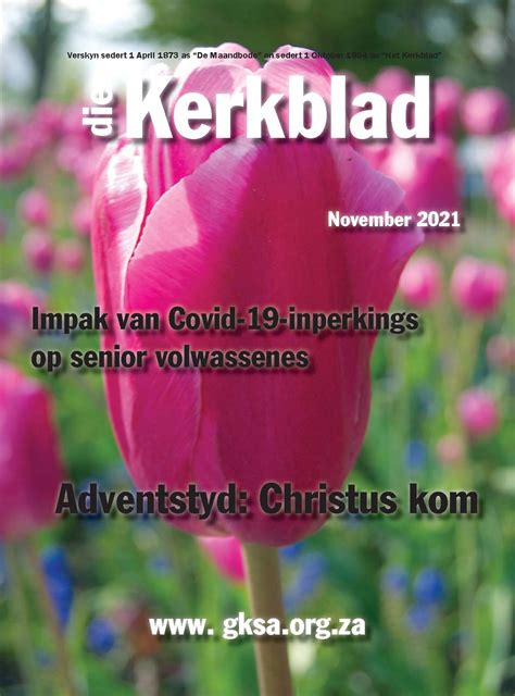 Cover van het kerkblad 'Kerknieuws'.