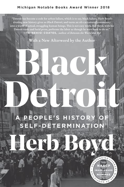 Boekomslag van 'Black Detroit: A People's History of Self-Determination' door Herb Boyd