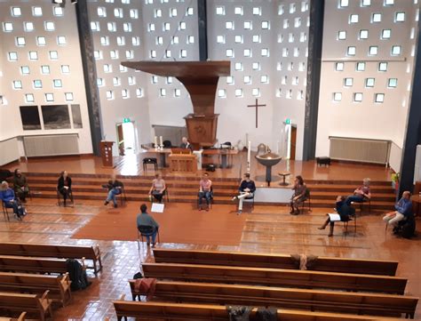 Interieur van de Kruiskerk Amstelveen