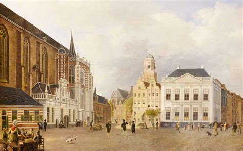 Panorama van Zwolle met de Broerenkerk op de achtergrond