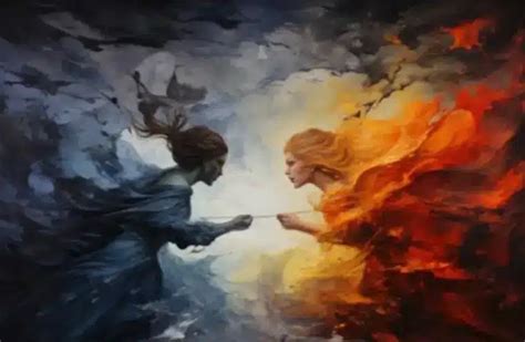 Infographic die de dualiteit van de mens toont: schepsel van God en geboren zondaar.