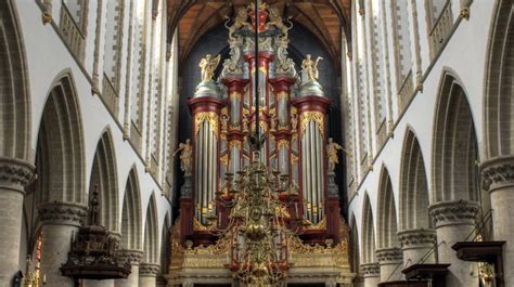 Gezicht op het orgelfront van het Reil-orgel