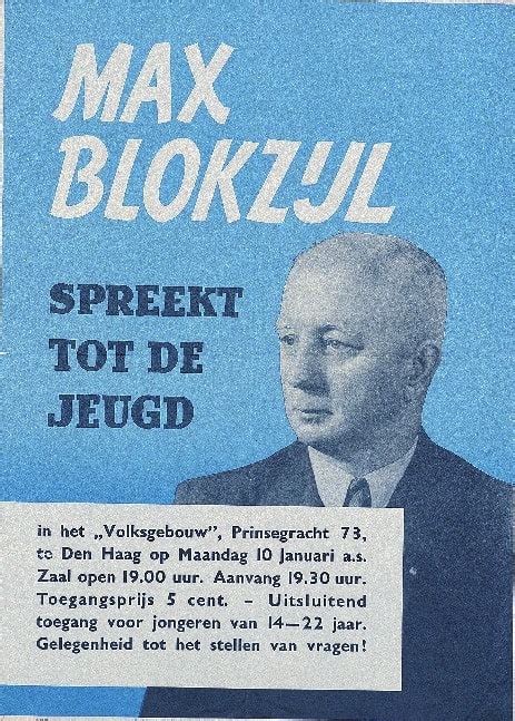 Foto van Max Blokzijl tijdens de bezettingsjaren