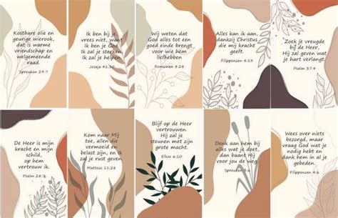 Illustratie met de Bijbelteksten die de gemeente kenmerken