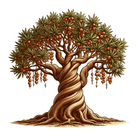 illustratie van een levensboom die overgaat in een kruis