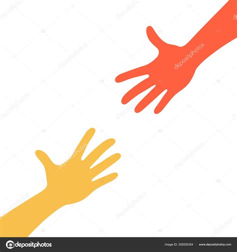 Illustratie van handen die een helpende hand reiken