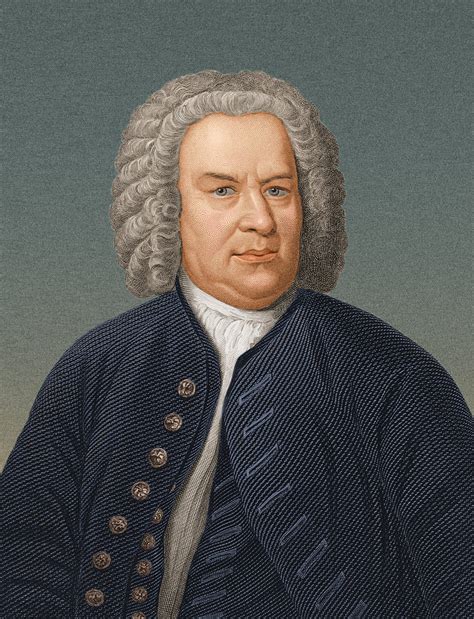 Portret van Johann Sebastian Bach.
