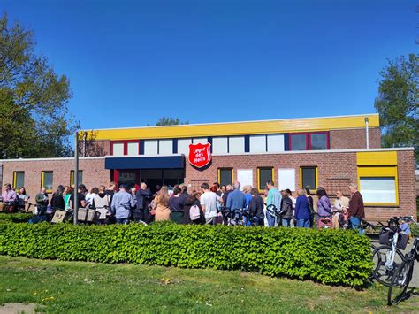 Plattegrond van Terneuzen met de locatie van het Leger des Heils aangegeven