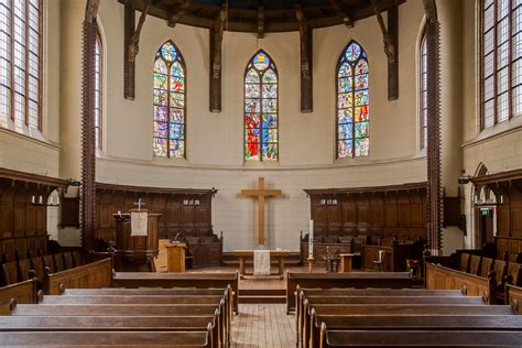 Gezicht op de Evangelisch-Lutherse kerk in Leeuwarden