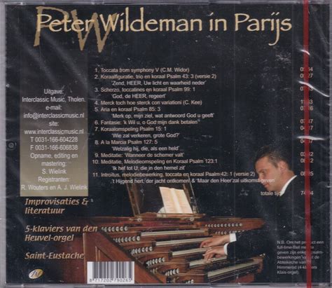 grafiek die de internationale verspreiding van de muziek van Peter Wildeman weergeeft