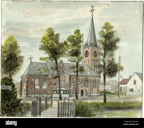 Gezicht op de Hervormde begraafplaats in Oudewater