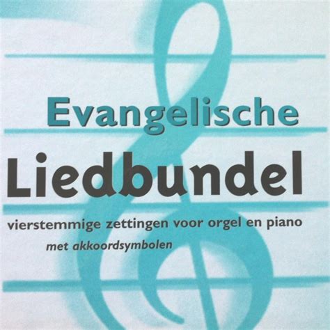 Overzicht van diverse liedbundels met de Evangelische Liedbundel prominent aanwezig