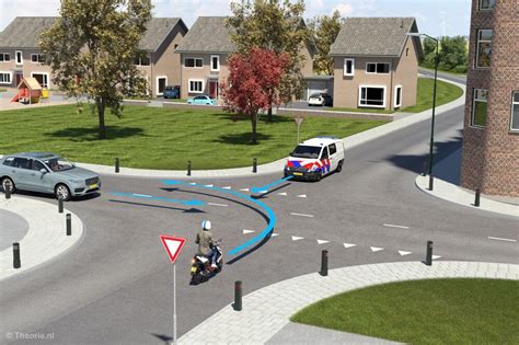 Illustratie van een auto die invoegt op de snelweg, met nadruk op de voorrangsregels.