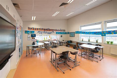 foto van een klaslokaal met Bijbels en religieuze symbolen
